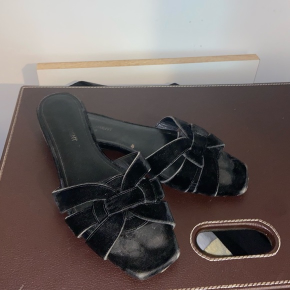 Saint Laurent slide sandals - Picture 2 of 4